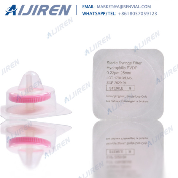 wheel filter pvdf mushroom syringe filter with luer lock